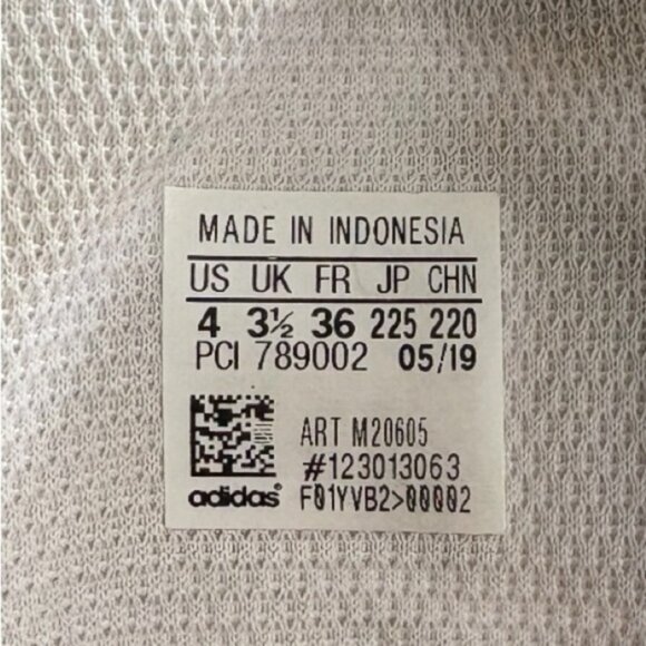 Adidas Original Endorsed by Stan Smith White Green Low Top Sneakers‎ Size 4 - Picture 9 of 9